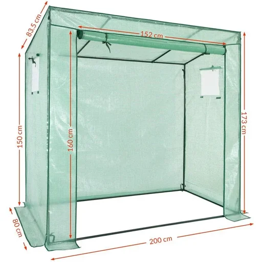 "Gewächshaus aus Folie 200x173x80cm image"
