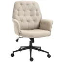 HOMCOM Bürostuhl mit Wippfunktion Drehstuhl Home-Office-Stuhl höhenverstellbarer Schreibtischstuhl ergonomisch 360°-Dreh