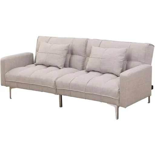 "Schlafcouch mit Kissen image"