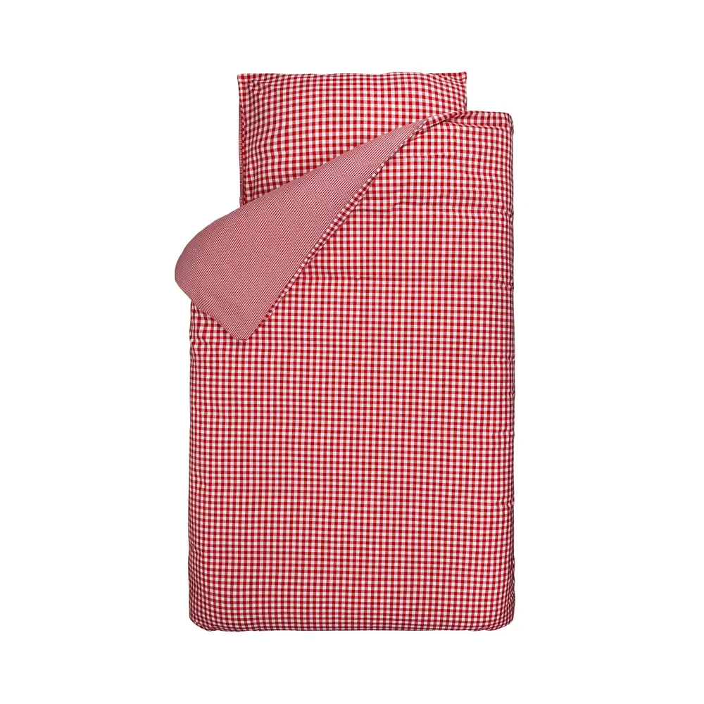 Bink Bettwäsche BB Karo rot 135x200