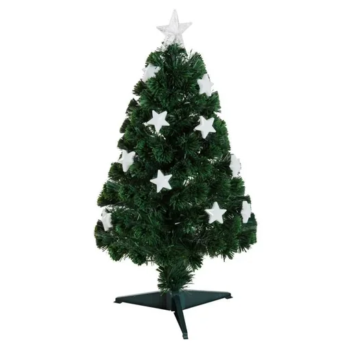 "Weihnachtsbaum 0,9 m Christbaum Kunsttanne 90 Äste mit LED-Lichtern image"