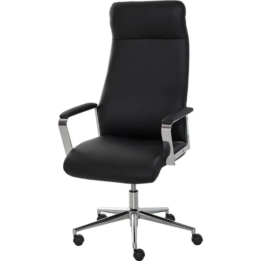 "Bürostuhl ergonomisch geformt schwarz image"