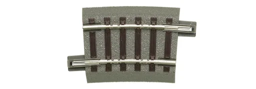 "6 Stück Gebogenes Gleis R2, Radius 358 mm, Bogenwinkel 7,5° image"