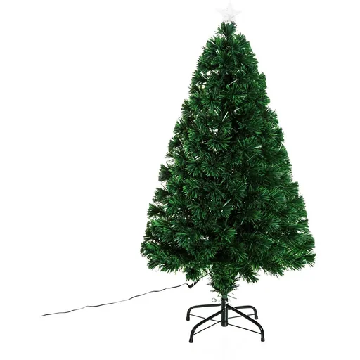 "Weihnachtsbaum mit Ständer Lichtfaser 120cm Grün image"