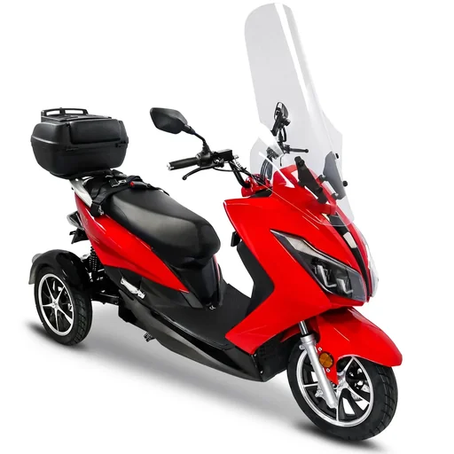"Maximus MX3-25 3 Rad Elektromobil 60V 32,5 AH Lithium Akku 1500W Motor 2 Personen Zulassung mit Topcase image"