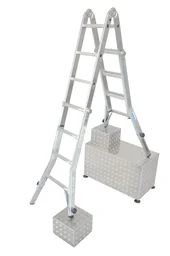Gelenk Teleskopleiter 4 x 4 Sprossen Leiter