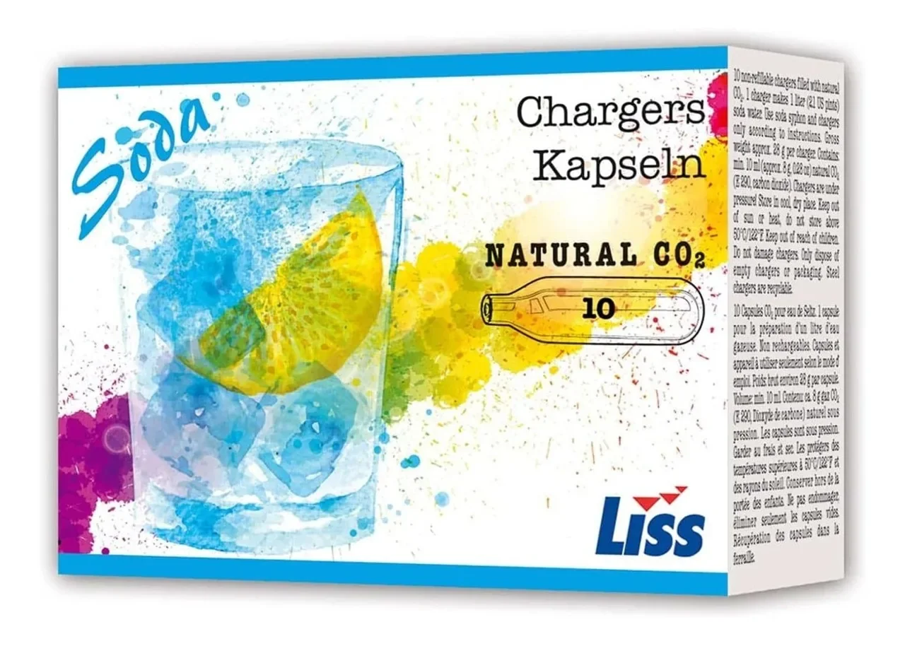 "CO2 Kapseln, Kohlensäurekapseln CO2, 8g, 10er Pack image"