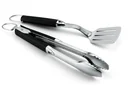 Premium Grillbesteck Kompakt 2-teilig, Edelstahl, Schwarz