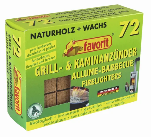"Qualitäts Grill- und Kaminanzünder, 72 Stück image"