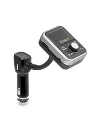 DAB+ und FM Bluetooth Transmitter mit Freisprechfunktion, Ladefunktion, Radio un
