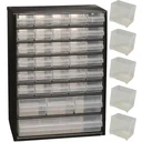 Schubladenblock mit 34 Schubladen - 42x30,6x15cm MET Loose Loading Tray A9-1 - Kunststoff