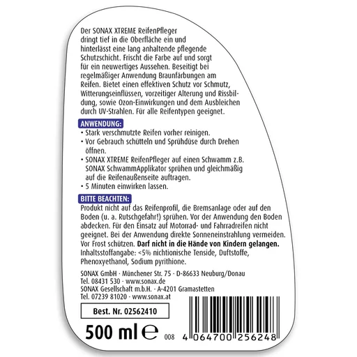 "XTREME Reifenpfleger Matteffect 500 ml image"