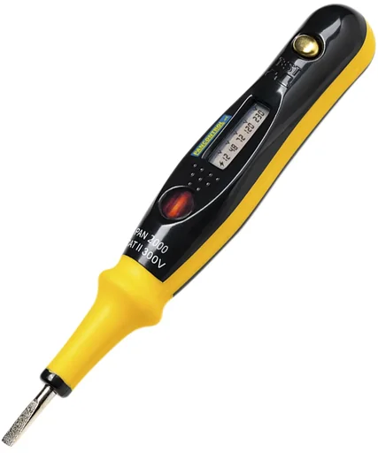 "Spannungsprüfer, 1-polig mit LCD-Anzeige, 12-220 V AC/ 12-36 V DC image"