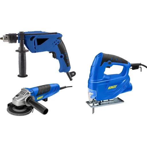 "Schlagschrauber 710 W + Stichsäge 400 W+ Winkelschleifer 710 W Set image"