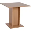 Esstisch Küchentisch Esszimmertisch Holztisch Bistrotisch rechteckig Holz Natur 80 × 80 × 76,5 cm