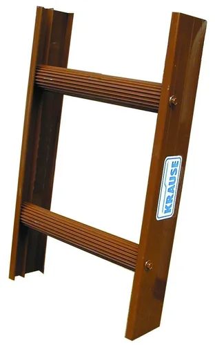 "Kaminkehrerleiter, Alu, Farbe braun, 14 Sprossen, B 33 cm, L 395 cm image"