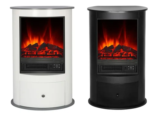 "Elektro-Kamin "Wien II", Schwarz image"