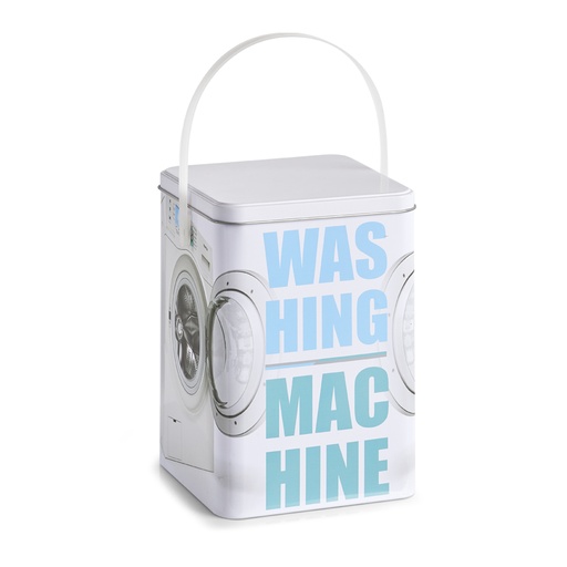 "Waschpulver-Box "Washing machine", Metall image"