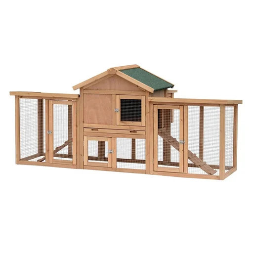 "Freilaufgehege Hühnerstall Holz image"