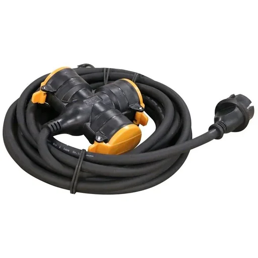 "RELECTRIC Verlängerungskabel - 5m - 1,5 mm² - 3 Kontakte image"