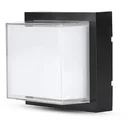 VT-831 LED-Wandleuchte - 7W - 3000K - 400 Lumen - Schwarz - Quadrat