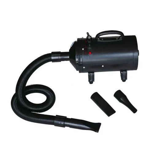 "Hundetrockner mit 3 Aufsätzen 2400 W schwarz image"