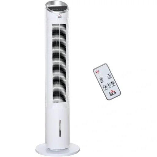 "Luftkühler mit Wasserkühlung Fernbedienung Turmventilator Standventilator mit Luftbefeuchtung Klimagerät 8h Timer Nutzun image"
