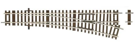 "Weiche rechts Wr15 ohne Antrieb, Länge 230 mm (Standardlänge), Abzweigwinkel 15° image"