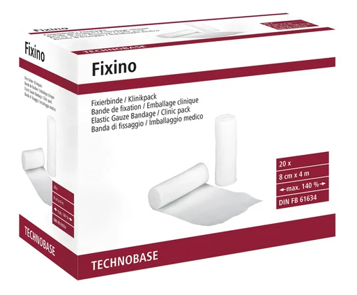"Fixierbinden Fixino 8 cm / 4 m, 20 St. in Klinikverpackung image"