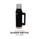 Classic Vakuum Flasche 1,4 Liter mit Griff, Trinkbecher, matt schwarz