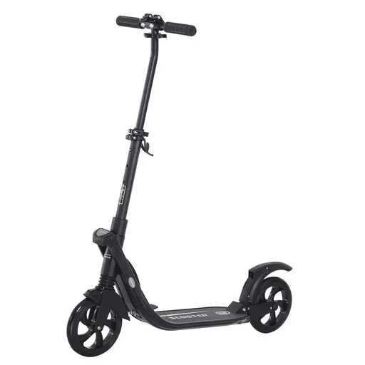 "Scooter Kickscooter Roller Tretroller mit 200 mm rutschfesten Vollgummireifen für Erwachsene Kinder Teenager ab 14 Jahr image"