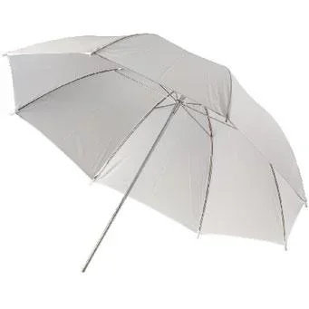 "Fotostudioschirm CL-UMBRELLA10 100 cm Transluzent weiss image"