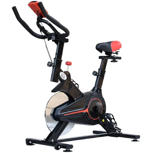 "Fitnessbike Home Gym Heimtrainer Fitnessfahrrad Schwarz image"