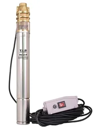 MSC 3/3 M Deep Well Pump, Stainless Steel / Brass, 3-inch, up to 2.250 l/h flow rate