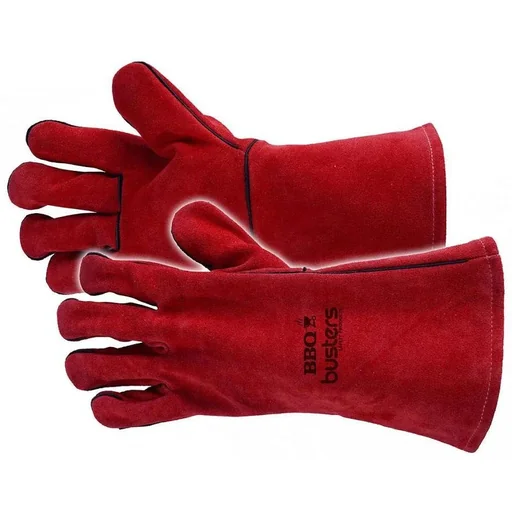 "Busters Leder-Grillhandschuhe Größe 10 - bis zu 100 C ° - 35 cm image"
