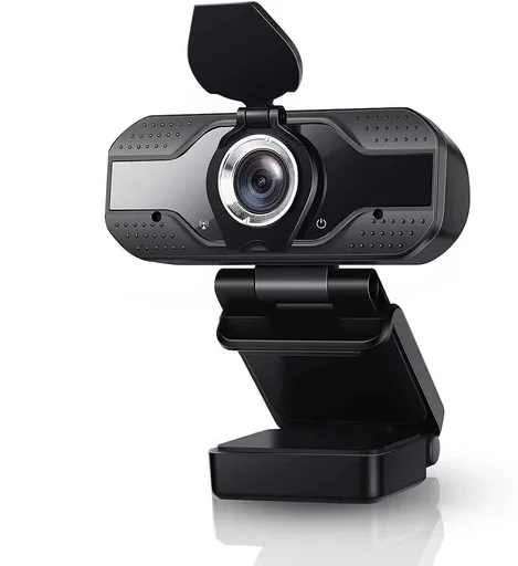 "Webcam mit 2 Megapixel Sensor, eingebautem Mikrofon und Monitor Clip image"