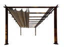 Outdoor-Pavillon „Florenz“ - mit verstellbarem Sonnensegel
