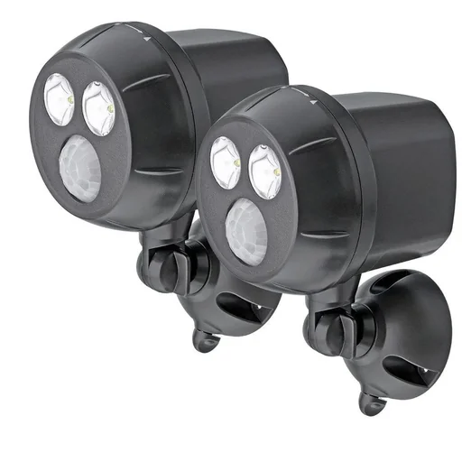 "LED Scheinwerfer MB390 mit Bewegungsmelder 2er Pack braun 400Lumen IP66 image"