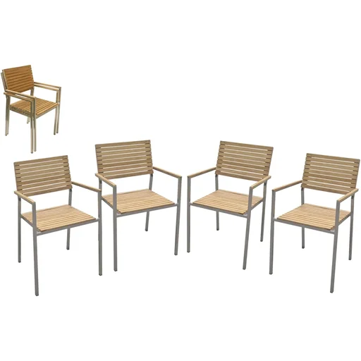 "4 x Stapelstuhl "Denver" image"