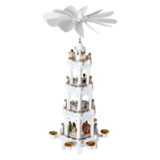 "Weihnachtspyramide XL Weiß image"