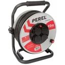 PROFI-KABELTROMMEL MIT 'ANTI-TWIST'-SYSTEM - NEOPREN - 40 m - 3G2.5 - 4 STECKDOSEN - SCHUTZKONTAKT (FRANZÖSISCHES SYSTEM