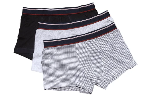 "Retroshorts im 3er Pack, melange/uni/bedruckt, Gr.M image"