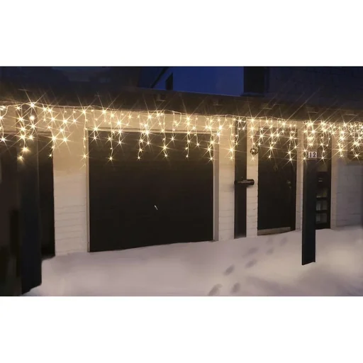 "IJspegel verlichting 360 LED's warm wit binnen/buiten 12 meter IP44 image"