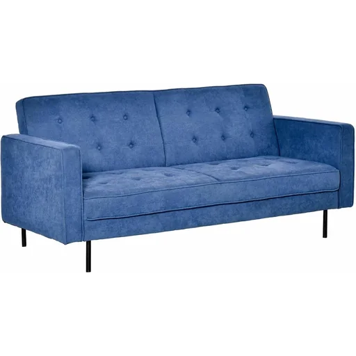 "Schlafsofa 3-Sitzer Schlafcouch Stoffsofa Sofa mit Schlaffunktion Bettsofa mit Bettkasten verstellbarer Winkel Vintage E image"