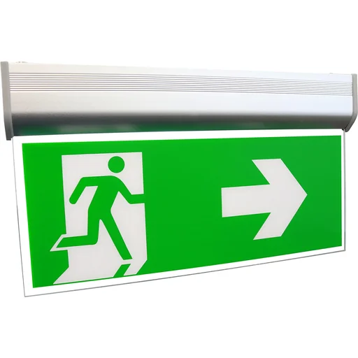 "RELED Notbeleuchtung Wand-/Deckenbeleuchtung 3 Piktogramme image"