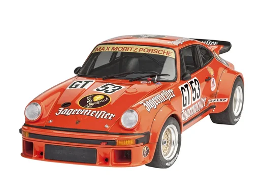 "Modellbausatz Porsche 934 RSR "Jägermeister" im Maßstab 1/24 - 104 Einzelteile image"