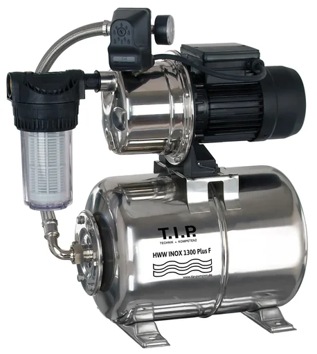 "Hauswasserwerk HWW Inox 1300 Plus F Edelstahl mit Vorfilter image"