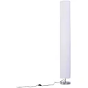 Stehlampe Standleuchte Stehleuchte Edelstahlboden Textillampenschirm 40W rund weiß ?20 x 160 cm