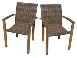 2 x Stackable chair "Topeka"