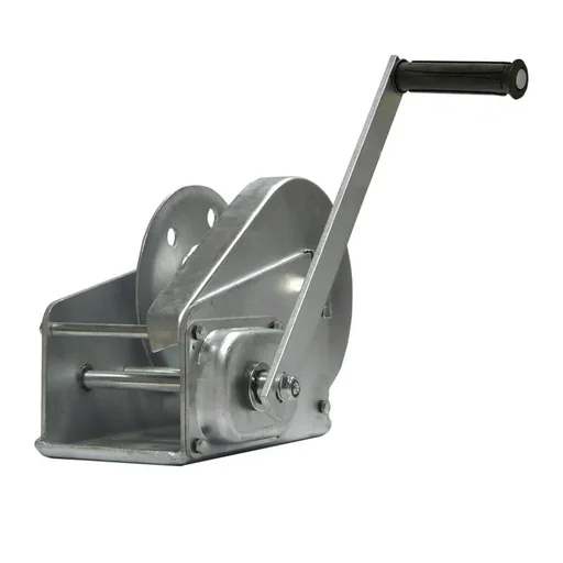 "Handbremswinde BHW-2600, Max. Hubkraft / Zugkraft unterste (1.) Lage: 1.200 daN, inkl. 18 m Seil mit SOB Haken image"